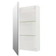 Зеркальный шкаф Fancy Marble MC-450 белый 45х70 см - изображение 3