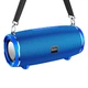 Бездротова колонка Hoco speaker HC5 2x15W, 3.5Hours, BT5.0, AUX, FM, TF, USB, 3600mAh blue - зображення 1