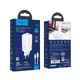 Блок питания Hoco GaN Quick Charger 65W (2 Type-С+USB) + кабель USB-C для MacBook/Asus/Lenovo/HP/Google/Huawei/Samsung - изображение 9