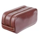 Мужской кожаный несессер-косметичка для путешествий Visconti MZ100 Naples (Italian Brown) коричневый - изображение 3