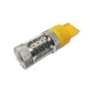 Светодиодная LED лампа в поворот красного фонаря 7440 T20 W21W W3x16d 80W 16 CREE 12V с обманкой Жёлтая Avtoexpect (74123) - изображение 3