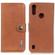 Чохол-книжка із застібкою KHAZNEH Wallet Cover для Motorola Moto E7 Power / Moto E7i / Moto E7i Power - Brown - зображення 1
