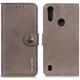 Чохол-книжка KHAZNEH Wallet Cover для Motorola Moto E7 Power / Moto E7i / Moto E7i Power - Khaki - зображення 1