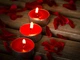 Набір свічки таблетки чайні Romantic love червоні 50шт - зображення 2