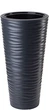 Горщик для квітів Form-Plastic Sahara Slim-40 антрацит із вставкою (2724-014) - зображення 1