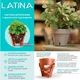 Горшок с автополивом Santino LATINA 5,6 л. шаде (L3 SAD) - изображение 4