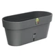 Горшок с автополивом Santino LATINA WINDOW BOX 6,7 л. антрацит (JL 40 ANT) - изображение 1