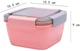 Ланч бокс салатница OldPAPA Bento 1100 мл розовый (LB-31144) - изображение 3