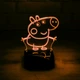 3D світильник з пультом та акумулятором 3D Lamp Свинка Пеппа (LР-33901) - зображення 9