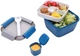 Ланч бокс салатниця OldPAPA Bento 1100 мл синій (LB-31155) - зображення 6