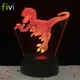 3D світильник з пультом та акумулятором 3D Lamp Динозавр Велоцираптор (LР-33765) - зображення 10