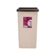Ведро для мусора 12 л пластиковое MVM BIN-02 12L BEIGE - изображение 1