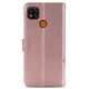 Чохол Clover для Xiaomi Redmi 9C книжка шкіра PU з візитницею рожеве золото - зображення 3