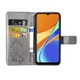 Чехол Clover для Xiaomi Redmi 9C книжка кожа PU с визитницей серый - изображение 4