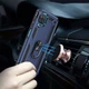 Чехол Shield для Samsung Galaxy M12 2021 / M127 бампер противоударный с подставкой Blue - изображение 2
