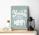Постер-мотивация "Улыбка спасет мир" размером 250х350мм Frames Posters Decor - изображение 3