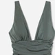 Купальник слитный женский H&M 8117771sm 38 Зеленый приглушенный (PS2030000110438) - изображение 5