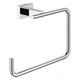 Тримач-кільце для рушників GROHE Essentials Cube 40510001 186мм прямокутний металевий хром - зображення 1
