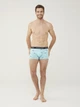 Набор трусов-боксеров мужских US Polo Assn 80446 L 3 шт Синий/Мята/Меланж (8680557322606) - изображение 2