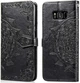 Чехол Vintage для Samsung Galaxy S8 / G950 книжка с узором черный - изображение 1