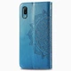 Чехол Vintage для Huawei Y6 2019 книжка кожа PU с визитницей голубой - изображение 3