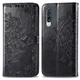 Чехол Vintage для Samsung A50 2019 / A505F книжка кожа PU с визитницей черный - изображение 5