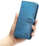 Чехол Vintage для Huawei Y6S 2019 книжка кожа PU с визитницей голубой - изображение 7