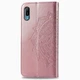 Чехол Vintage для Huawei Y6 2019 книжка кожа PU с визитницей розовое золото - изображение 3