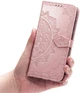 Чехол Vintage для Huawei Y6 2019 книжка кожа PU с визитницей розовое золото - изображение 6