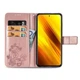 Чохол Clover для Xiaomi Poco X3 / X3 Pro книжка шкіра PU з візитницею рожеве золото - зображення 3