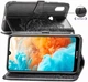 Чехол Vintage для Huawei Y6S 2019 книжка кожа PU с визитницей черный - изображение 5