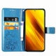 Чехол Clover для Xiaomi Poco X3 / X3 Pro книжка кожа PU с визитницей голубой - изображение 2