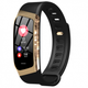 Умный Фитнес Браслет Smart Band E18 Original С Тонометром Черно-золотой - изображение 1