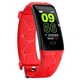 Розумний фітнес браслет трекер Smart Band Plus E58 З Тонометром Червоний - зображення 1