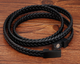 Чоловічий шкіряний браслет Primo Long Rope з магнітною застібкою Black Primo чорний - зображення 5