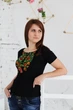 Футболка вишиванка жіноча 2XL чорна (ба-12) - зображення 2