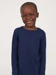 Футболка с длинными рукавами H&M HOM91027 122-128 см Синяя (Er_2000000332185) - изображение 2