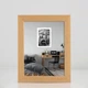 Рамка для фото деревянная 15х20 багет: DL235-101 Светлое дерево (глянцевое стекло 1-1.5мм, двп) EmojiFrame - изображение 3