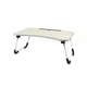 Складной столик Lesko DNZ-23 Ivory Wood для ноутбука и еды раскладной переносной 60*48*28 см (F_7613-27844) - изображение 2