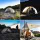Одноместная палатка Naturehike VIK 1 15D нейлон (белый) - изображение 3