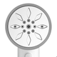 Отпариватель для одежды Lesko JK-8518 White ручной утюг 220W (F_6747-22928) - изображение 3