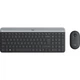 Комплект (клавиатура, мышь) Logitech MK470 Wireless Slim Graphite (920-009206) - изображение 1