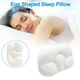 Анатомическая подушка для сна Egg Sleeper с шариковым наполнителем Синяя - изображение 2