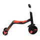 Самокат-велобег scooter 3в1 с педалями красный без упаковки самокат-велобег-велосипед - зображення 2