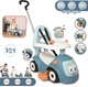 Машина для катання малюка Smoby Toys Маестро 3 в 1 зі звуковими ефектами блакитна (720304) - зображення 3