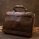 Сумка для ноутбука Vintage 20391 Коричнева - изображение 4