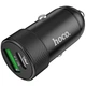 Автомобільний зарядний пристрій Hoco Z32 USB-A/Type-C Black 20 W (6931474739797) - изображение 1