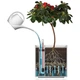 Розумний вазон Plastkon Cubico Flower Lover 42 см червоний 41118070 - зображення 3
