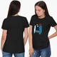 Футболка жіноча Крутий Ведмідь (Cool Bear) (8976-2067-4) XL Чорна - зображення 4