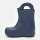 Детские резиновые сапоги для мальчика Crocs Handle Rain Boot Kids 12803-410 22-23 (C6) (13.2) Navy (0191448182714) - изображение 3